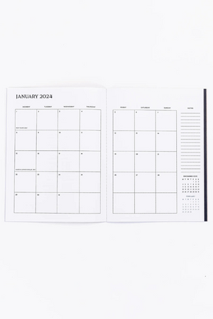 So Darling Large Monthly Planner in Little Star Blue