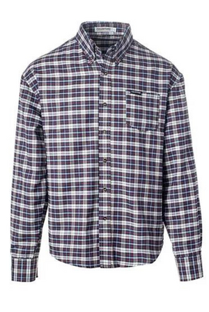 Youth McCoy Button Down in Navy/Red