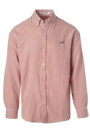 Youth Braxton Button Down in Maroon