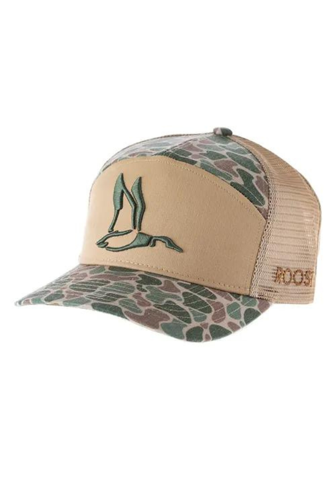 Youth Roost 7 Panel 3D Puff Duck Logo Youth Hat