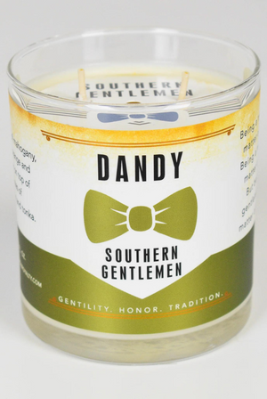 Southern Gentlemen 11oz Glass Candle in Dandy Scent