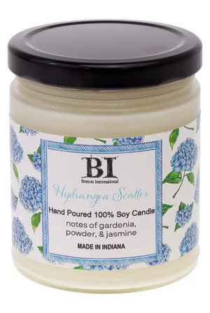 Hydrangea Scatter 9 oz Candle