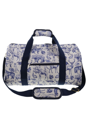 Kids Wild Things Overnight Canvas Bag