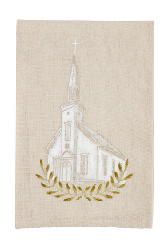 Church Painted Towel