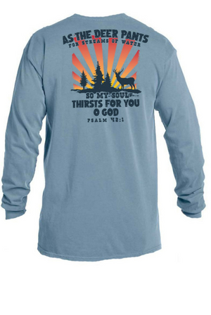 Youth As the Deer Pants Long Sleeve Tee