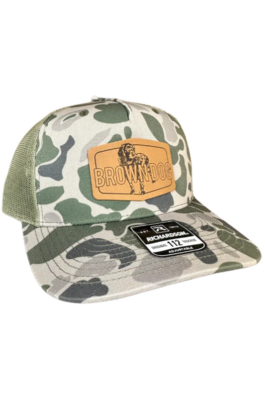 Brown Dog Duck Camo Hat in Marsh