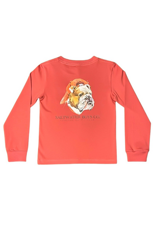 Saltwater Boys Bulldog Graphic Long Sleeve Tee