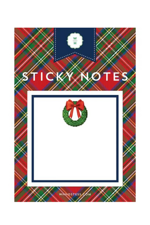 Christmas Wreath Sticky Notes