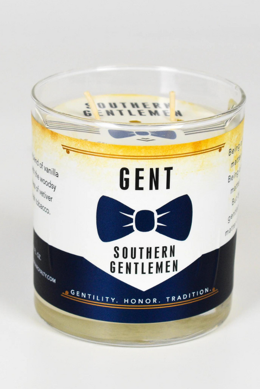 Southern Gentlemen 11oz Glass Candle in Gent Scent