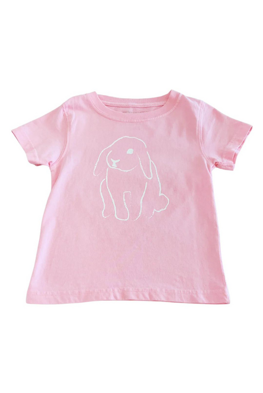 Light Pink Bunny Short Sleeve Tee