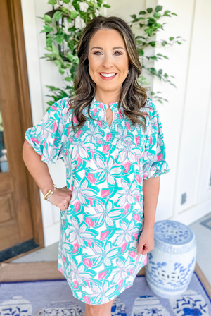 Michelle McDowell Amelia Dress in Paradise View Mint