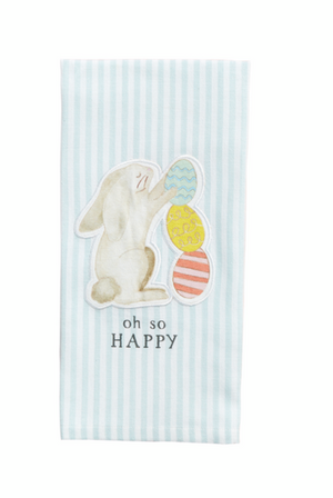 Bunny with Egg Patch Towel