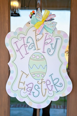 Colorful Easter Door Hanger