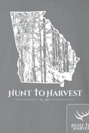 Hunt to Harvest Georgia Bowhunter Tee in Alloy