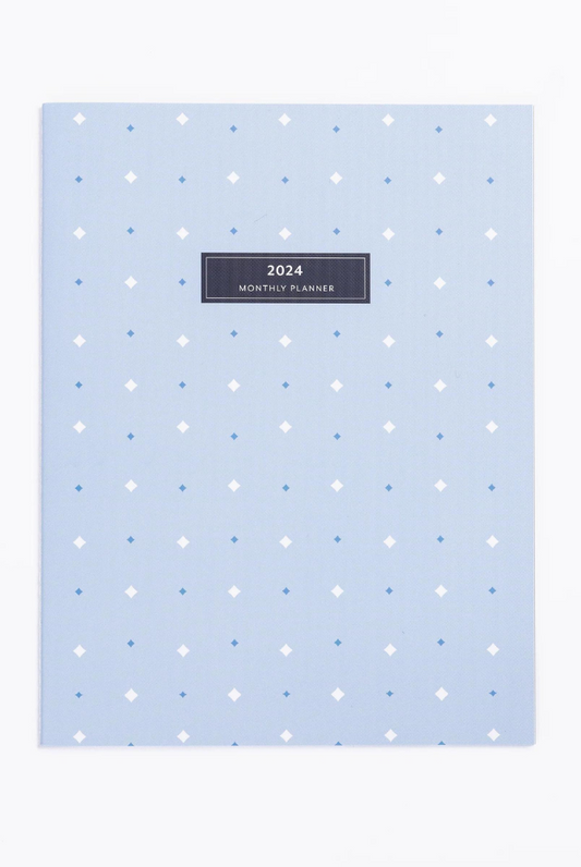 So Darling Large Monthly Planner in Little Star Blue