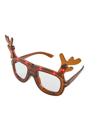Reindeer Light Up Glasses