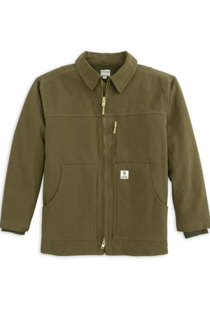 Heybo Tall Timbers Sherpa Lined Jacket in Olive