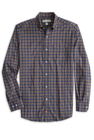 Youth Southern Point Hadley Luxe Button Down in Marshwood Plaid