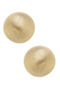 Hailey Stud Earrings in Satin Gold