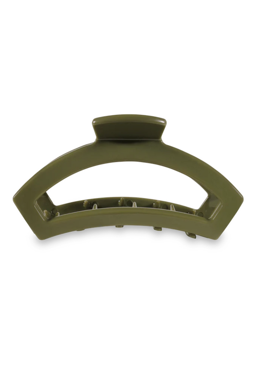 Open Olive Medium Hair Clip