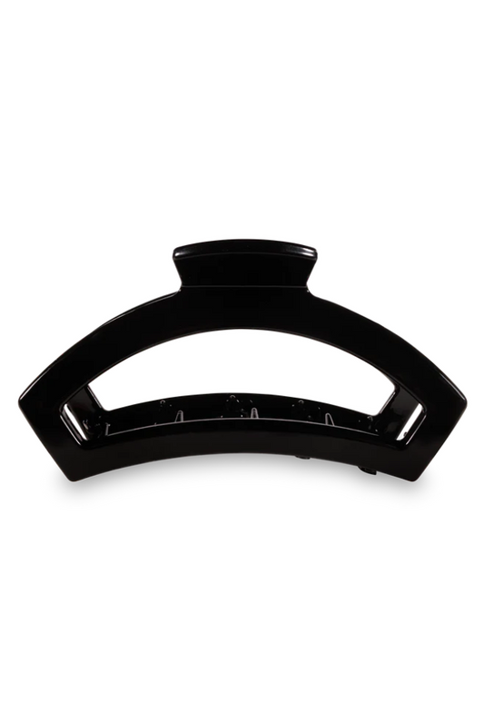 Open Jet Black Medium Hair Clip