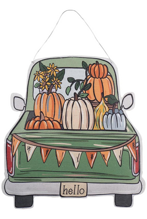 Green Fall / Red Christmas Truck Burlee