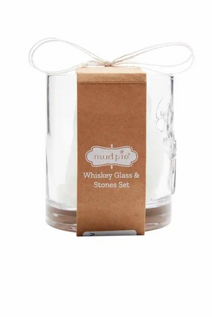 Side Deer Whiskey Glass