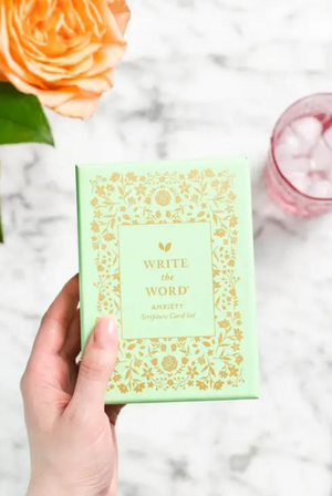 Write The Word - Anxiety Scripture Card Set