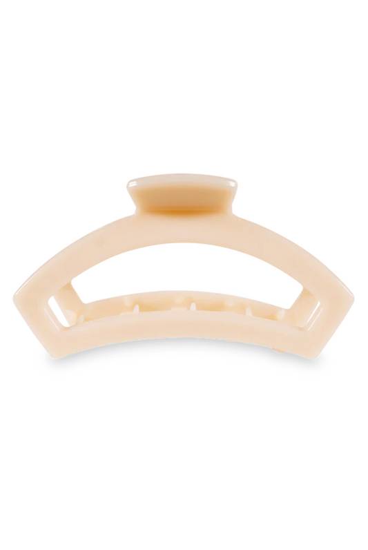 Open Almond Beige Medium Hair Clip