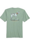 Southern Point Own Your Field Tee in Bay