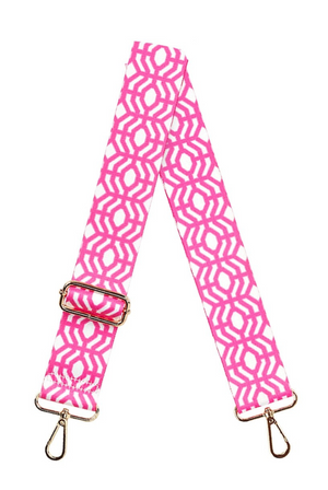 Hot Pink Trellis Crossbody Strap