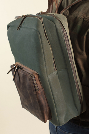 Canvas Moss Backpack