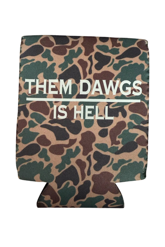 DGD Outdoors Them Dawgs is Hell Koozie