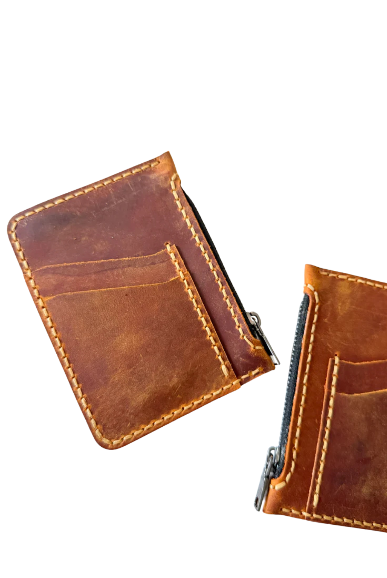 【新品】LUXURY MATERIAL HERITAGE WALLET Golden Leather Heritage Zip Wallet – Plantation 59