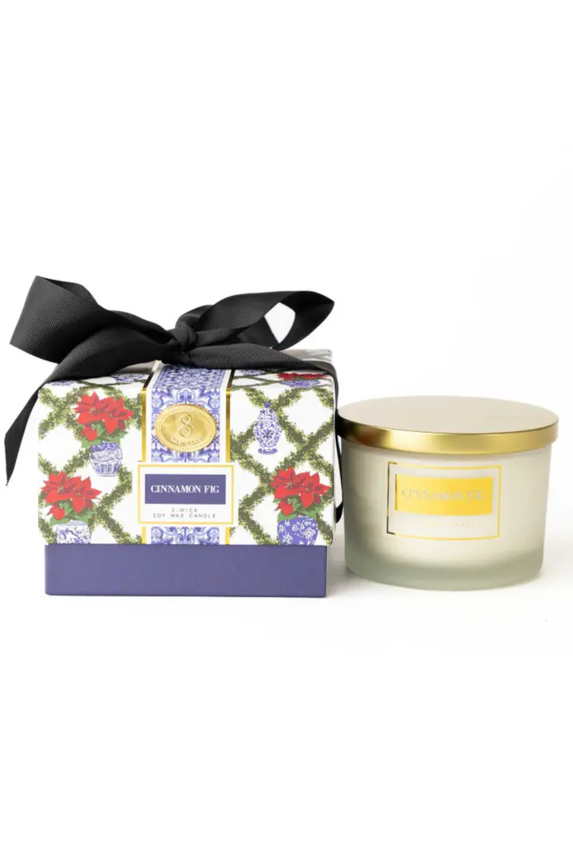 Cinnamon Fig 3-Wick Boxed Soy Wax Candle