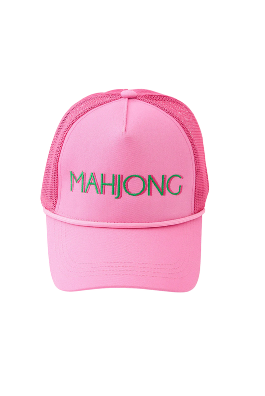 Pink Mahjong Hat