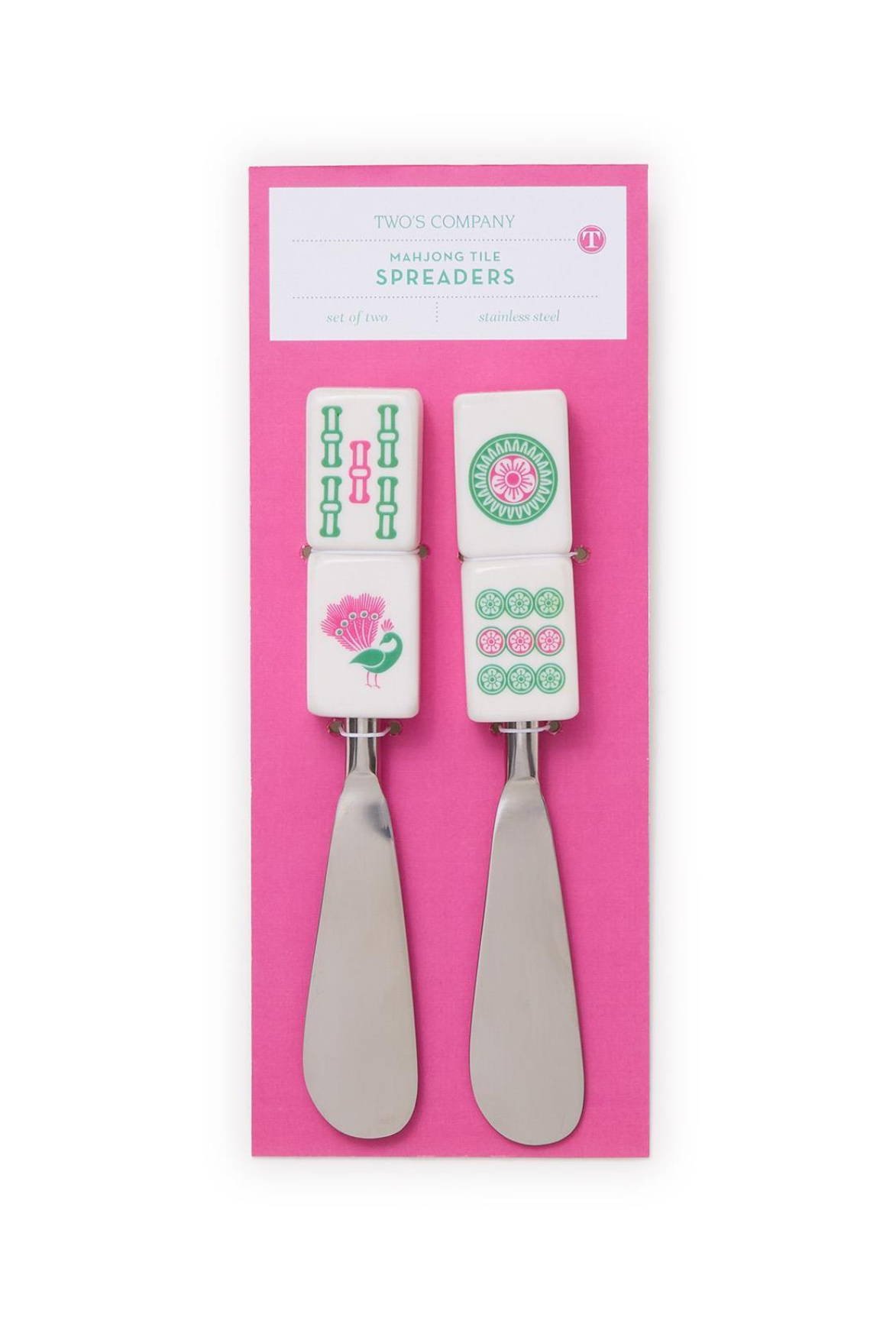 Set of 2 Mahjong Spreaders on Gift Card