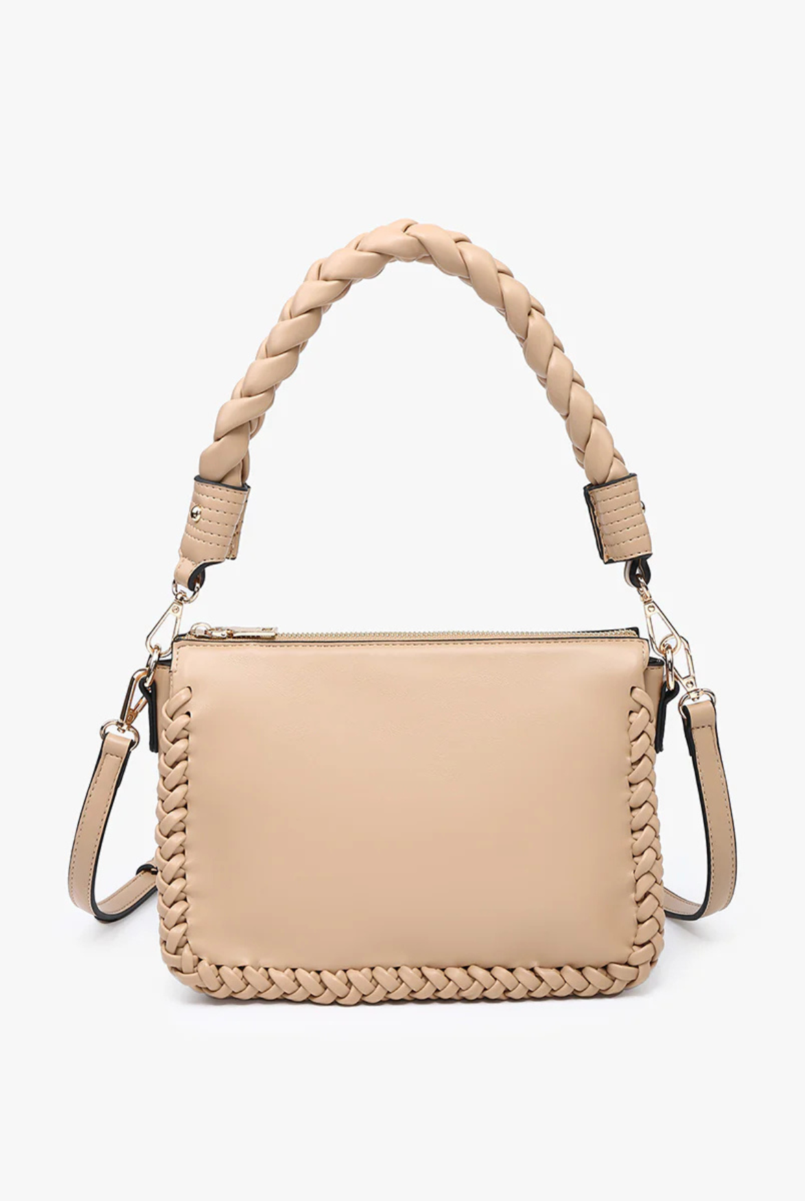 Judith Vegan Whipstitch Shoulder Bag