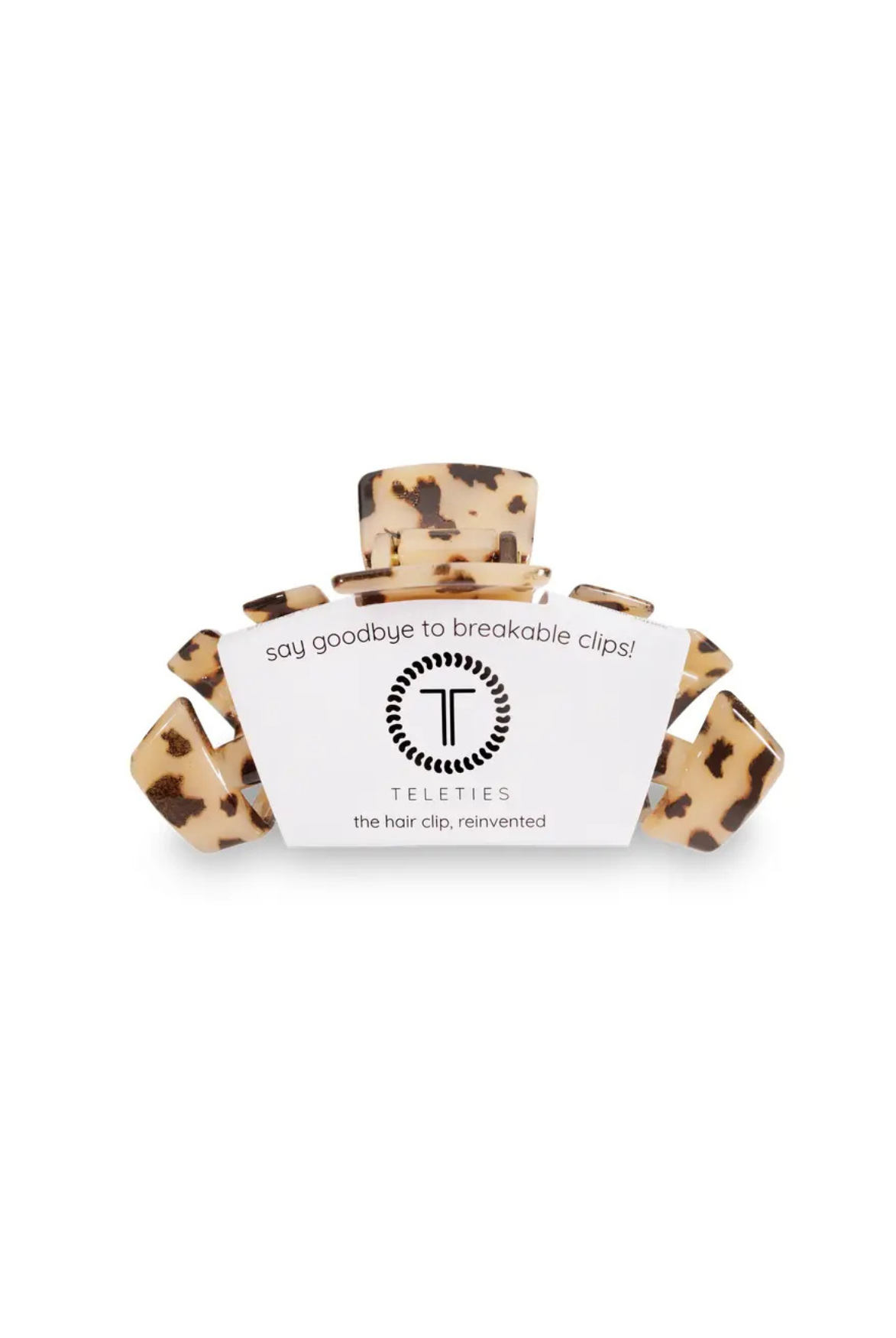 Teleties Blonde Tortoise Tiny Hair Clip