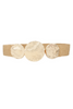 The Natalia Hammered Straw Belt
