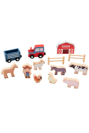 Farm Wood Toy Set