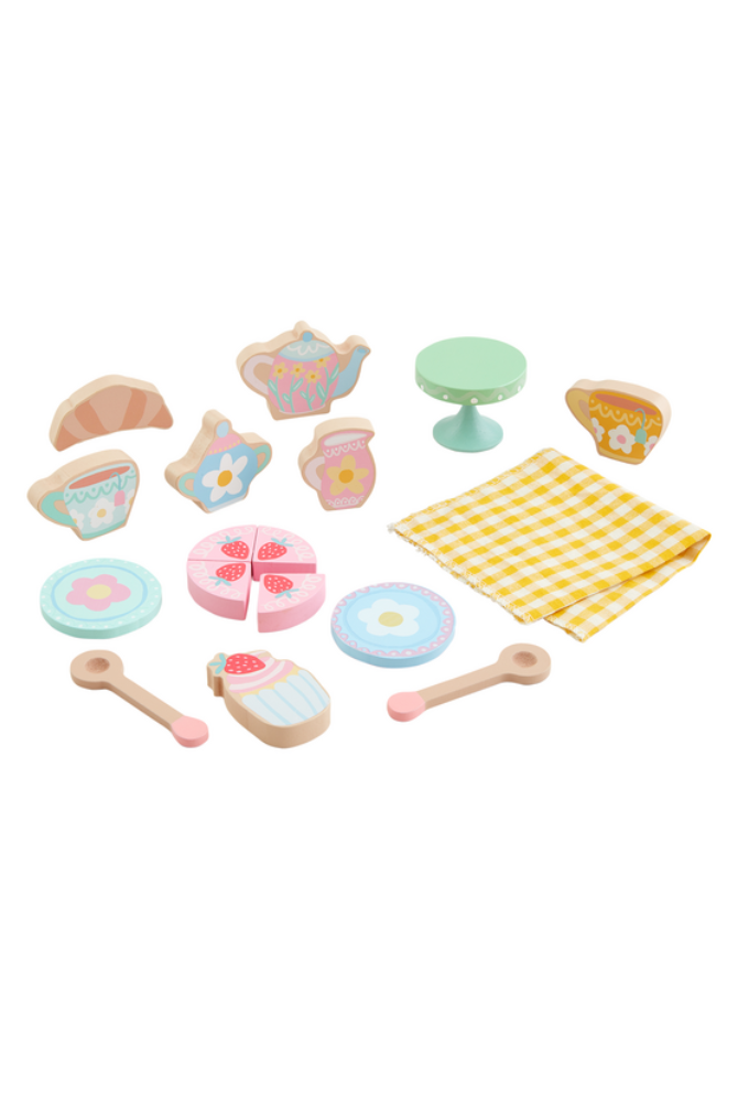 Tea Party Wood Toy Set