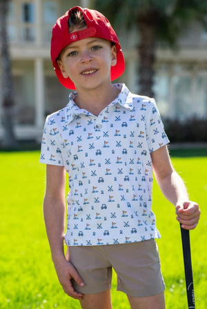 Burlebo Youth Performance Polo in Hole In One