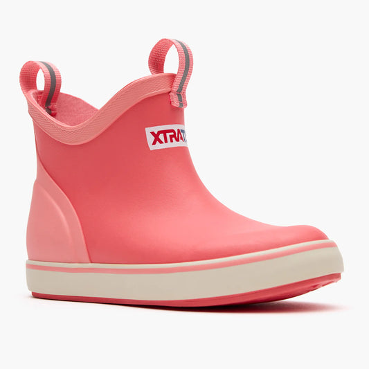 Xtratuf | Kids Ankle Deck Boot in Coral