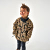 Burlebo Youth Sherpa - Full Zip Jacket in Rocky Mountain Camo