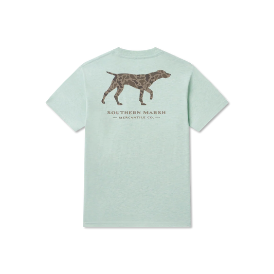 Southern Marsh | Youth Originals - Camo - Pointer T-Shirt in Washed Honeydew