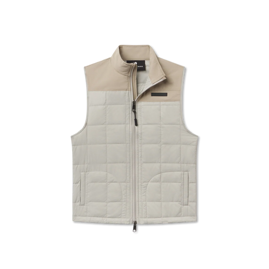 Southern Marsh | Youth Falcon Hill Quilted Vest in Audubon Tan