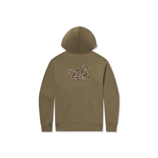 Southern Marsh | Youth Surfside Hoodie - Duck Originals in Moss Green