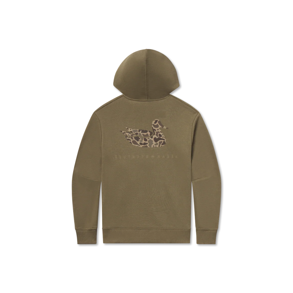 Southern Marsh | Youth Surfside Hoodie - Duck Originals in Moss Green