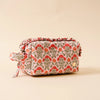 The Darling Effect | Essentials Quilted Cosmetic Pouch in Everbloom Dusty Rose